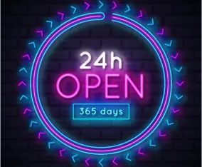 The AI engine is available 24/7